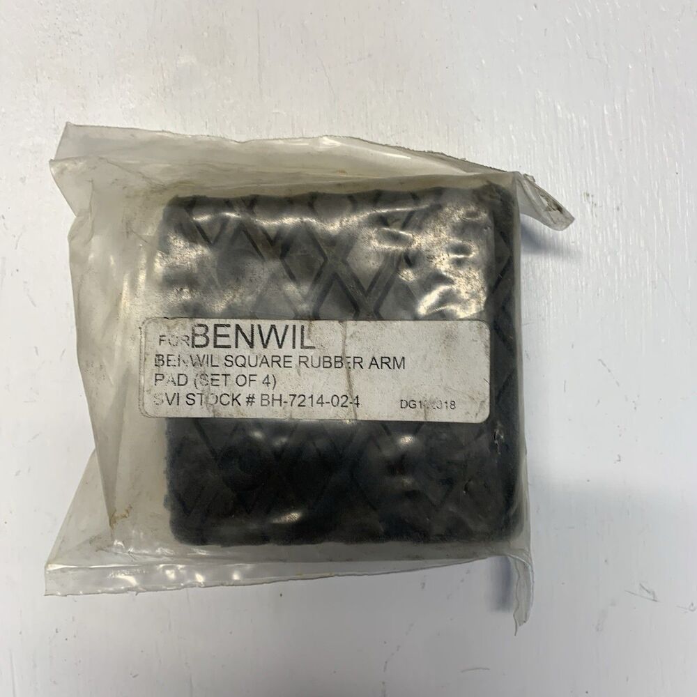 SQUARE Rubber Pads for BENWIL Model TP-45 & TP-9 / Set of 4 New Sealed